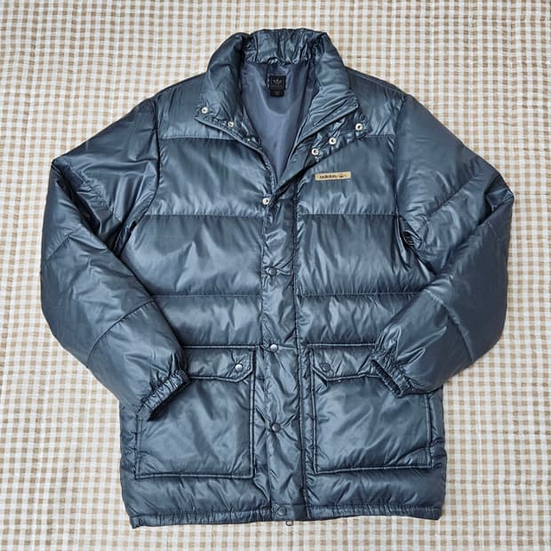 아디다스 오리털 겨울패딩 남자100