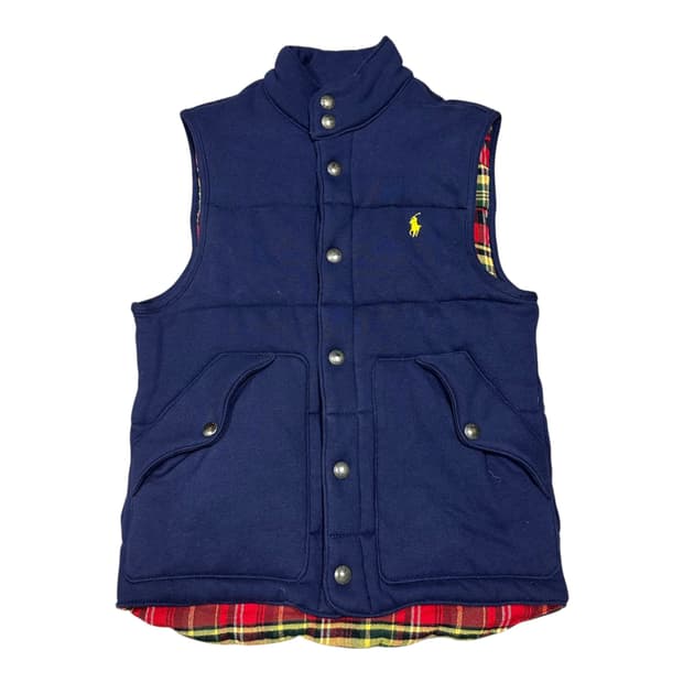✨ (바배) 폴로 랄프로렌 코튼 패디드 네이비 패딩 조끼
