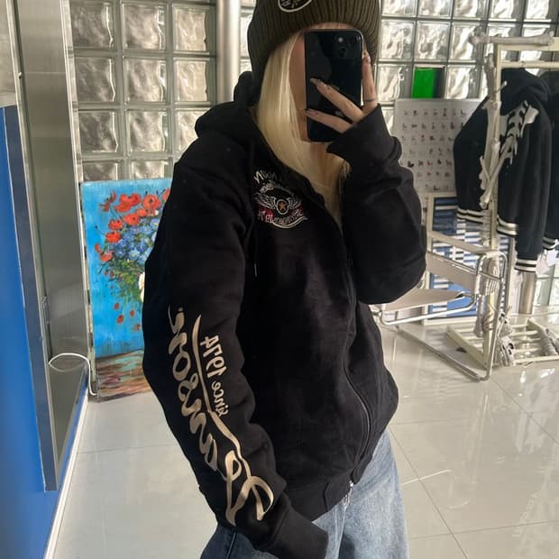 ZIP UP HOODIE 지퍼 후드티 NVSZ-2302