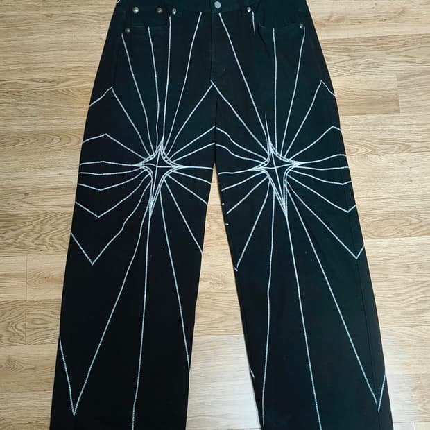 떠그클럽 체인 스티치 팬츠