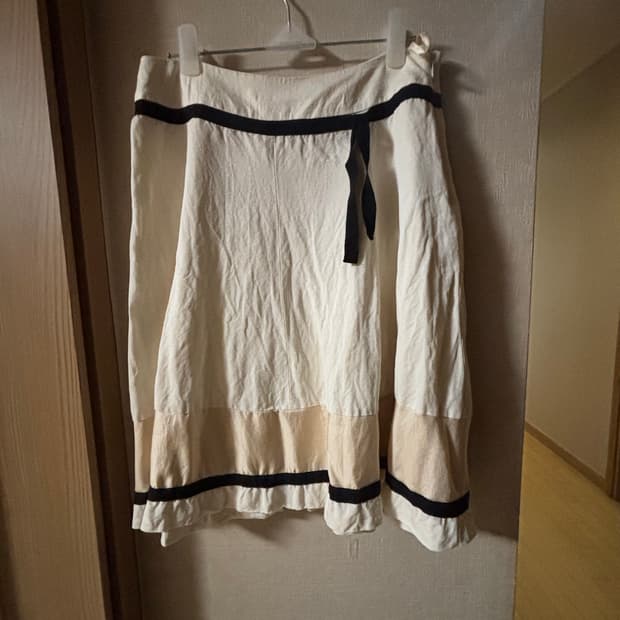 빈티지 화이트 스커트