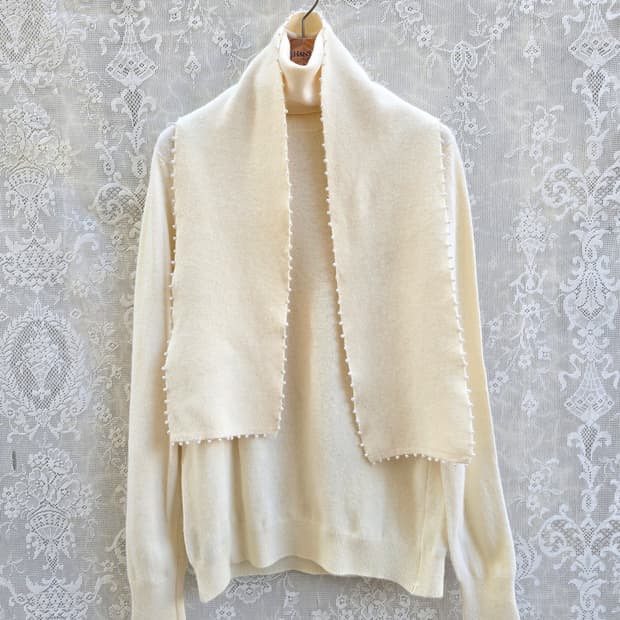 빈티지 이태리제 램스울 니트