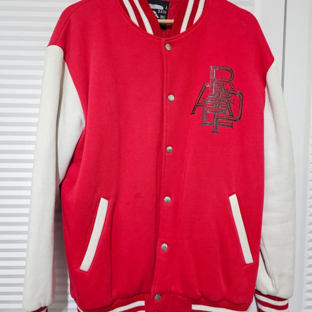 베이프 바시티자켓 