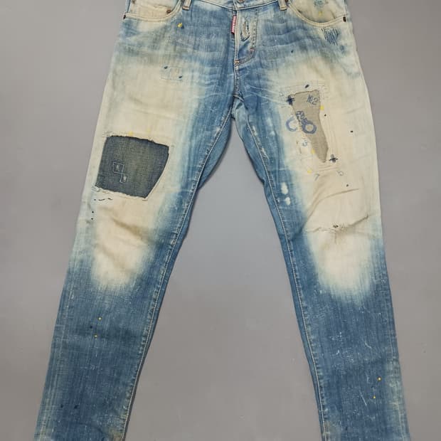 [32] 정품 디스퀘어드2 수갑진 슬림진 청바지