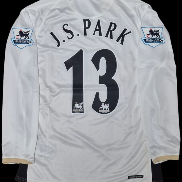 레트로)06-07 맨유 어웨이킷 박지성 긴팔유니폼 L 레플리카