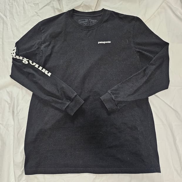 Patagonia 롱 슬리브 블랙 L