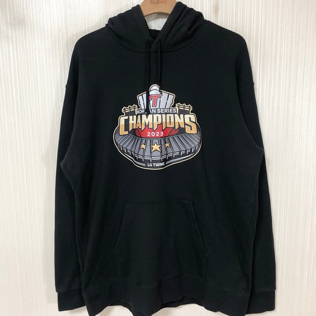 KBO LG트윈스 2023 통합우승기념 후드티셔츠 2XL(110)