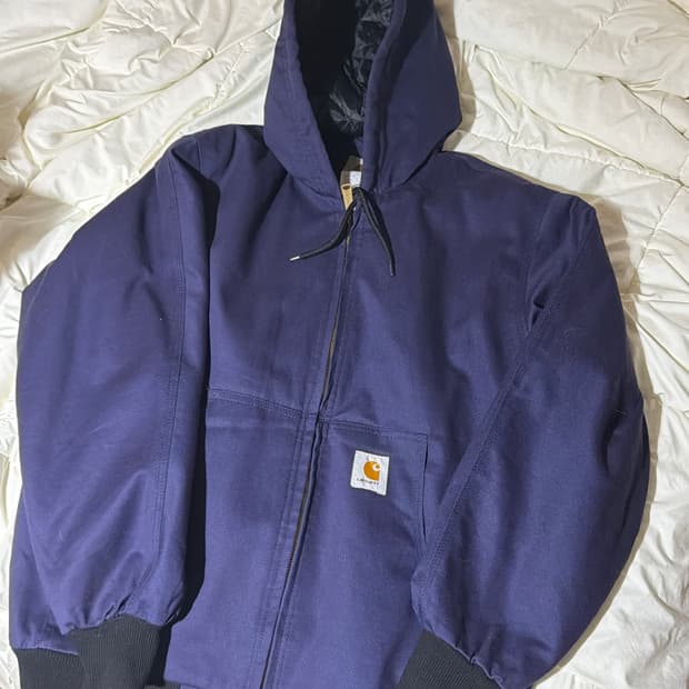 칼하트 덕 액티브 자켓 퍼플컬러