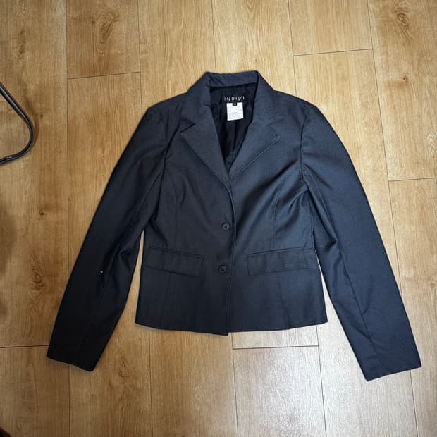 크롭 블레이저 자켓