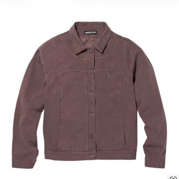 미스치프 트러커 자켓 로즈브라운M