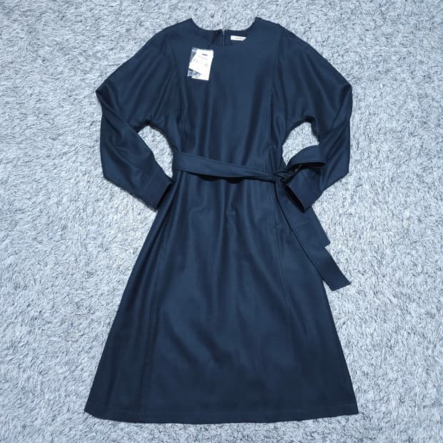 빈폴)95 여자 그린 울 스트랩 롱원피스 / 왕눈이샵