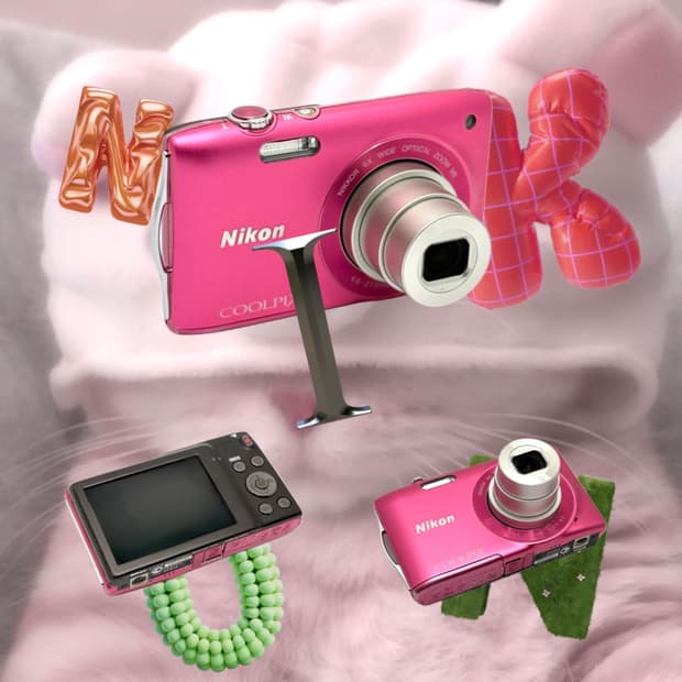 [연예인픽&뽀용!] 니콘 Coolpix S3300 핑크 디지털카메라