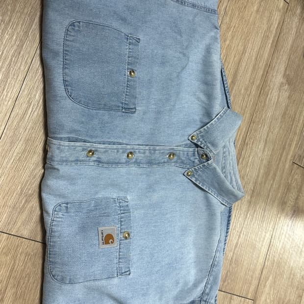 칼하트 연청 데님 셔츠