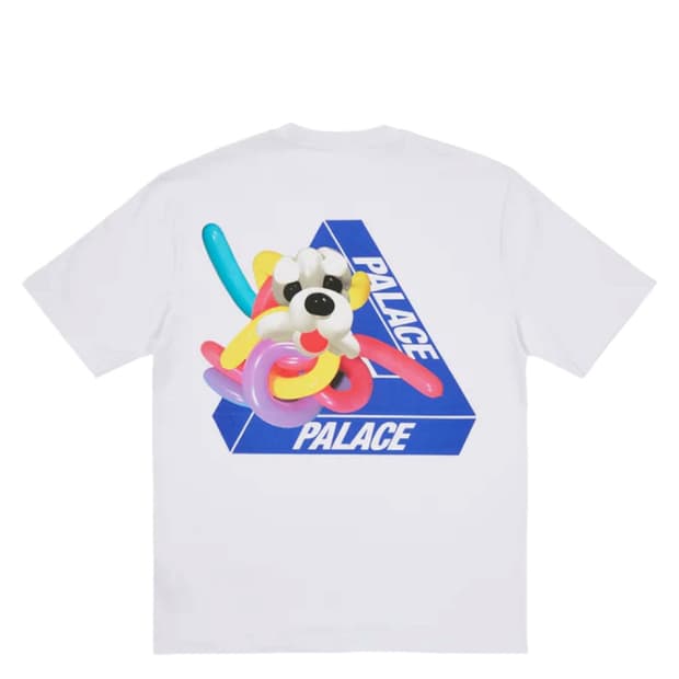 (M) 팔라스 palace 트라이 트위스터 티셔츠 화이트 23SS