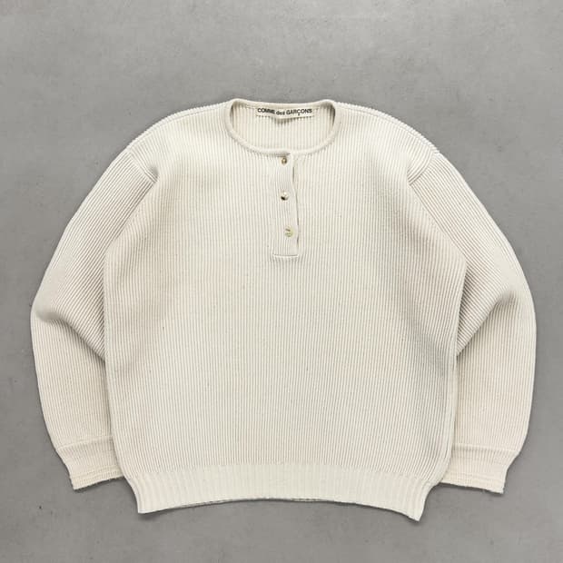 꼼데가르송 헨리넥 니트