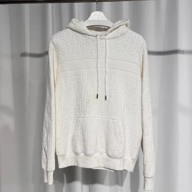 (M) 디올 오블리크 테리 후드티