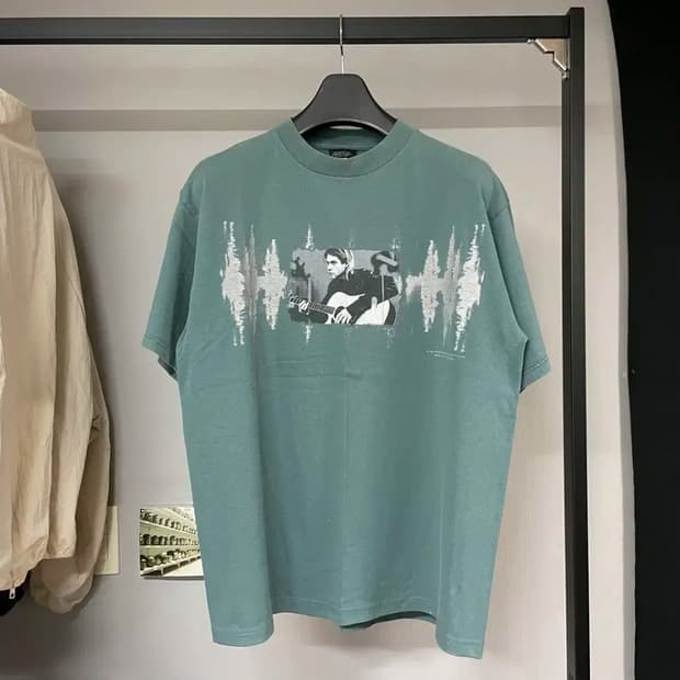 커트코베인 90s 밴드티