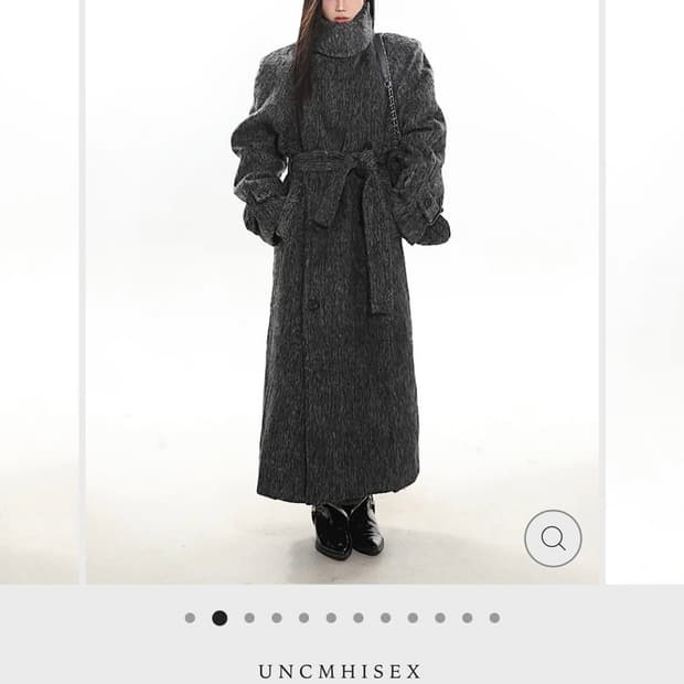 다크그레이 롱코트