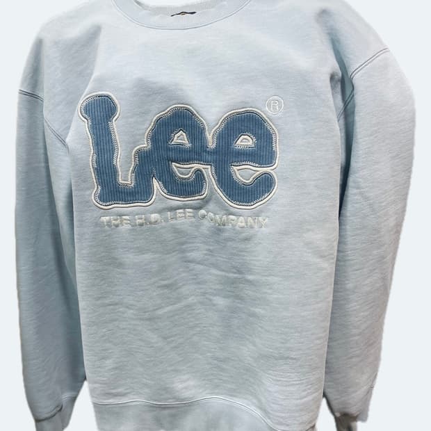 Lee 하늘 소라 맨투맨 긴팔 대장