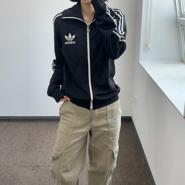 Adidas 아디다스 유로파 블랙 트랙탑 져지 