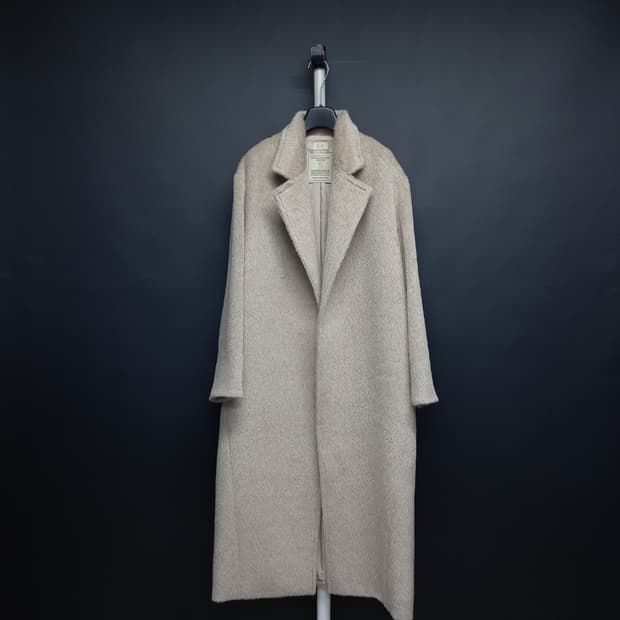 새 시에 SIE 알파카 맥시 롱 코트 F 44-77