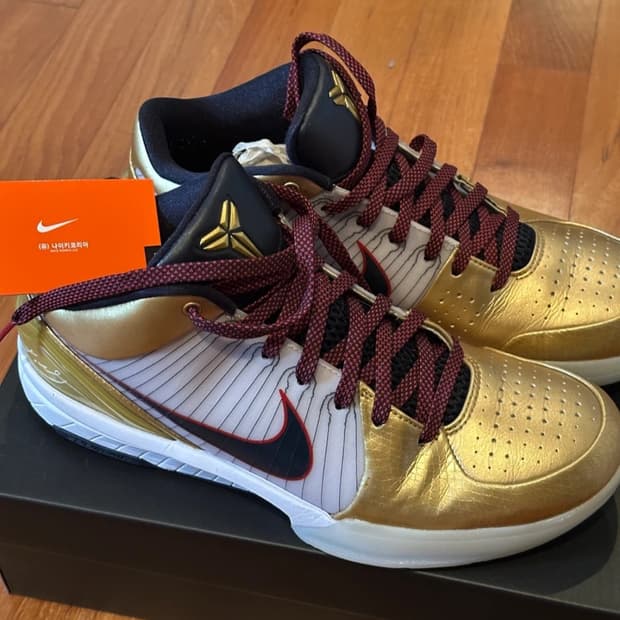 나이키 코비4 프로트로 골드 메달 280