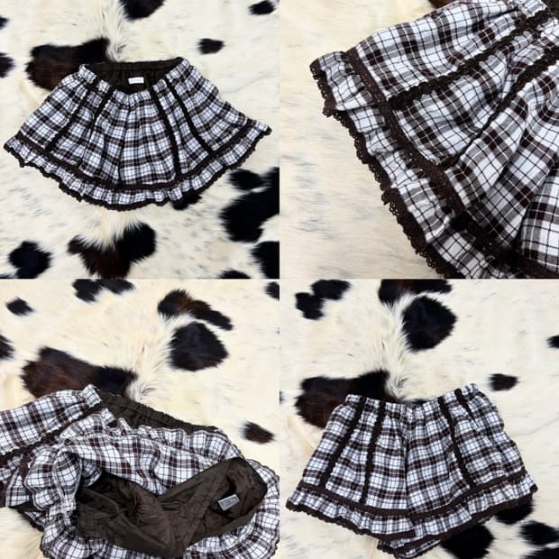 [LIZLISA] chocolate brown Skirts