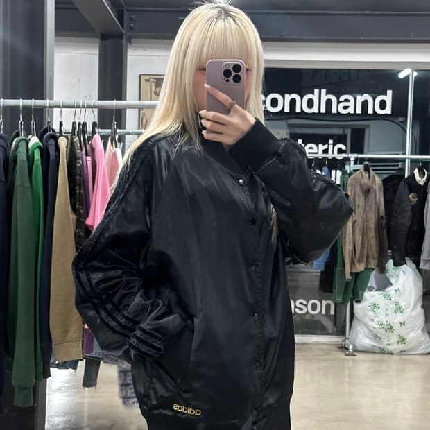 아디다스 바시티 자켓 블루종 점퍼