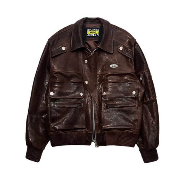 홀리넘버세븐 레더자켓 (뉴진스 민지 착용)