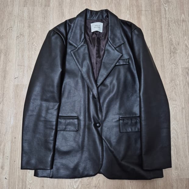 애플 델리키어스 싱글 레더 라이더 가죽자켓