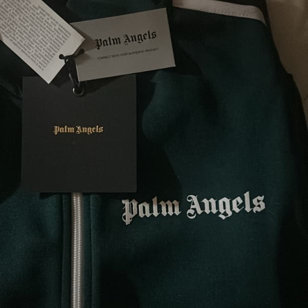 Palm Angels 트랙 자켓 그린