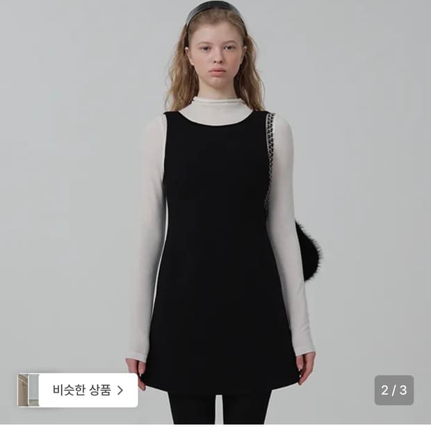 더바넷 신상 Avel back ribbon mini dress
