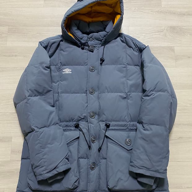 스펙테이터x엄브로 구스다운 자켓 그레이 L사이즈 판매