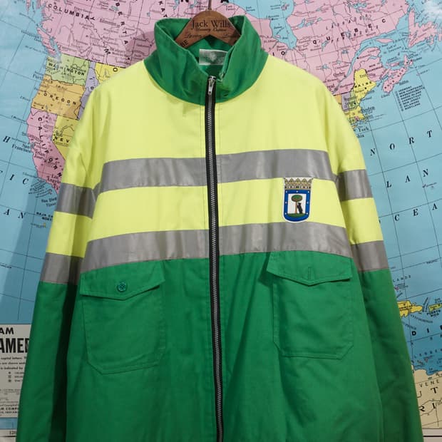 스페인 Limpieza 환경미화원 유니폼 자켓