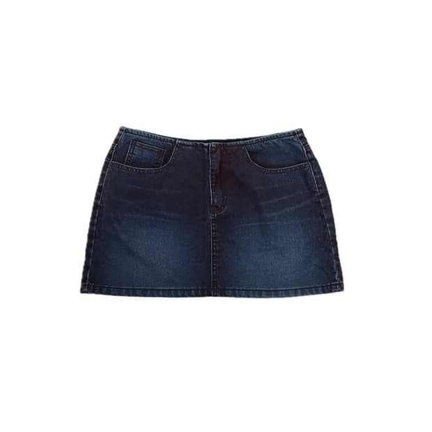 데님 미니스커트
