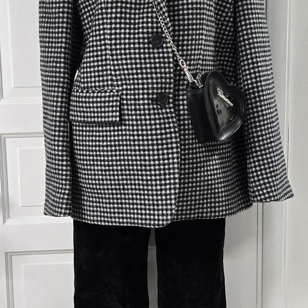 보카바카 체크자켓/플로우진 벨벳팬츠