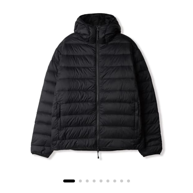 스테디에브리웨어 컴포트 후드 다운 자켓 블랙 4사이즈
