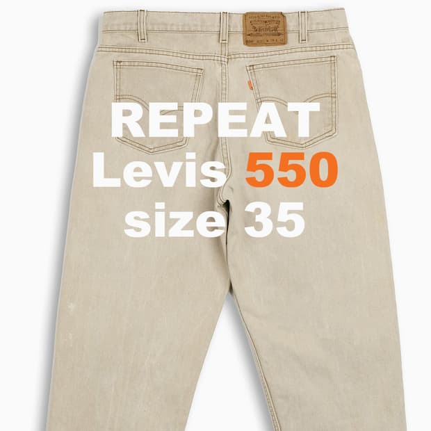 리바이스 550 오렌지탭 90s USA 35 인치 OR5503866