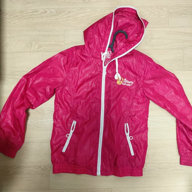 Y2K 볼드 핫핑크 자홍색 바람막이