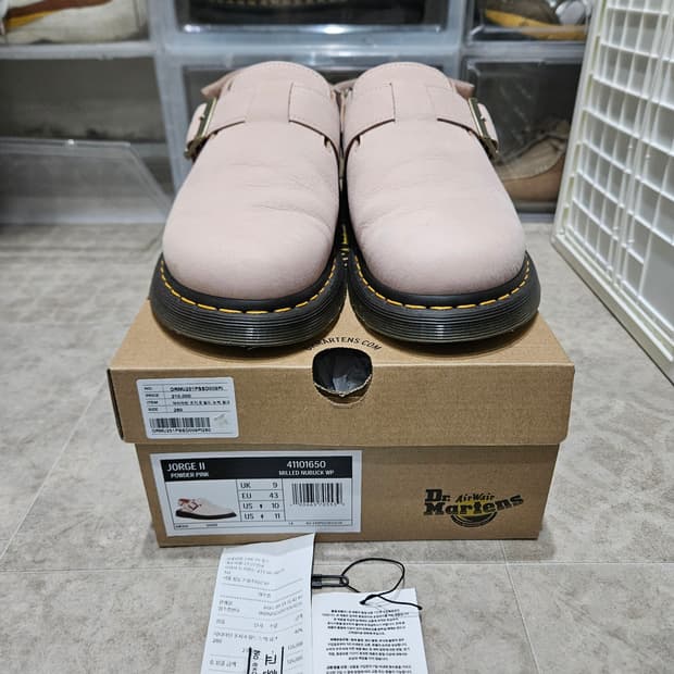 닥터마틴 조지 II 뮬- 파우더핑크 UK9(280)