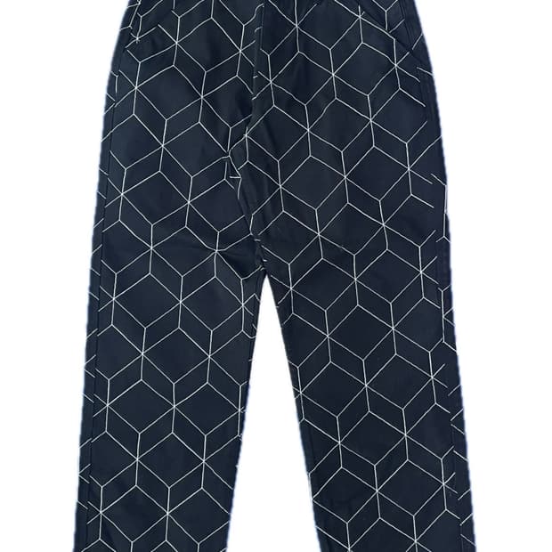 PLEASURES 플레져스 보컬 큐브 패턴 팬츠 (32)