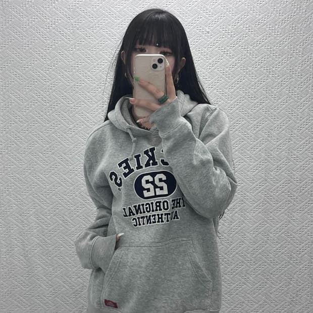 디키즈 올드스쿨 빈티지 빅로고 캐주얼 후드티 L C09189