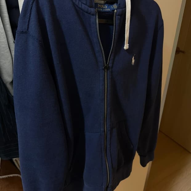 폴로 랄프로렌 네이비 후드집업 S
