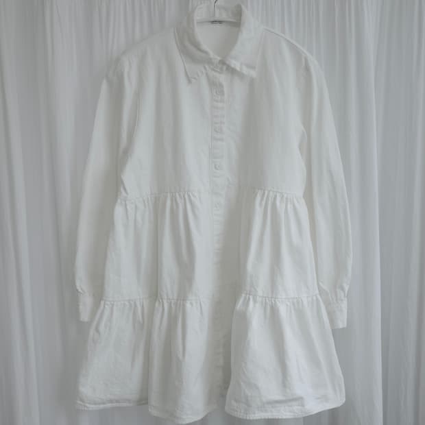 White frill shirt