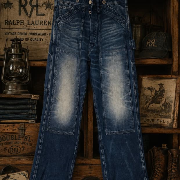 [29]RRL 26FW 엔지니어핏 패널 카펜터 팬츠(새제품)