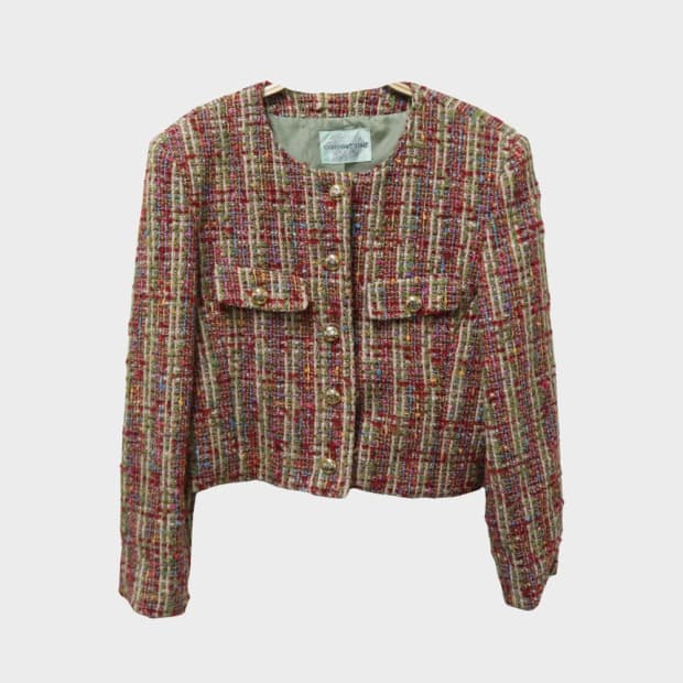 COMFORT TIME  울 혼방 트위드 셋업 63544