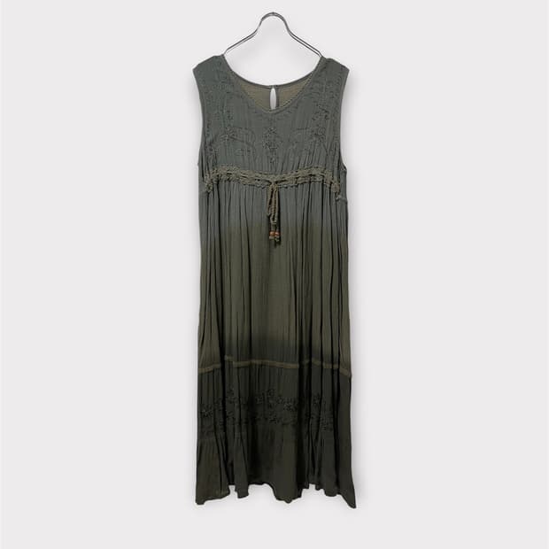 Bohemian Embroidered Long Dress