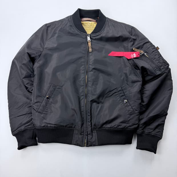 알파인더스트리 ma-1 블랙(L)