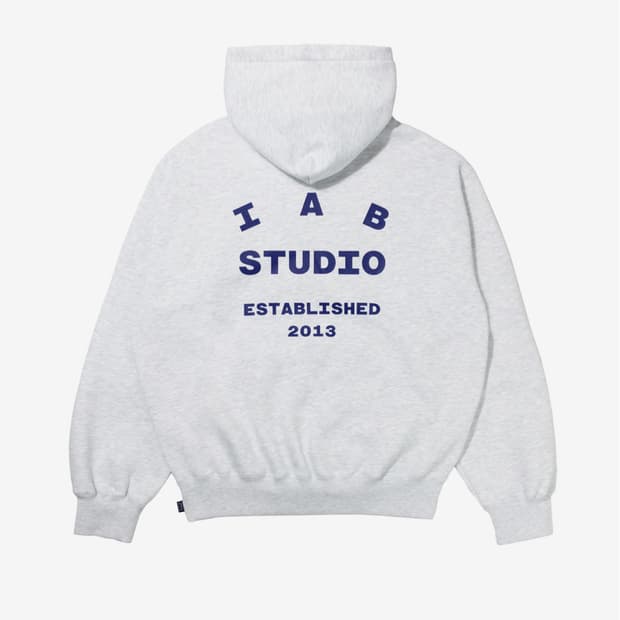 [XL] 아이앱 스튜디오 25 후드 라이트 그레이 네이비