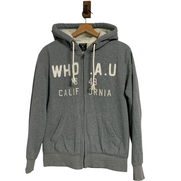 후아유 양털 후드집업 M